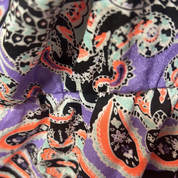 CHARLOTTE RUSSE LONG SLEEVES PRINTED JUMPSUIT ELASTIC WAIST size XL - Picture 6 of 6